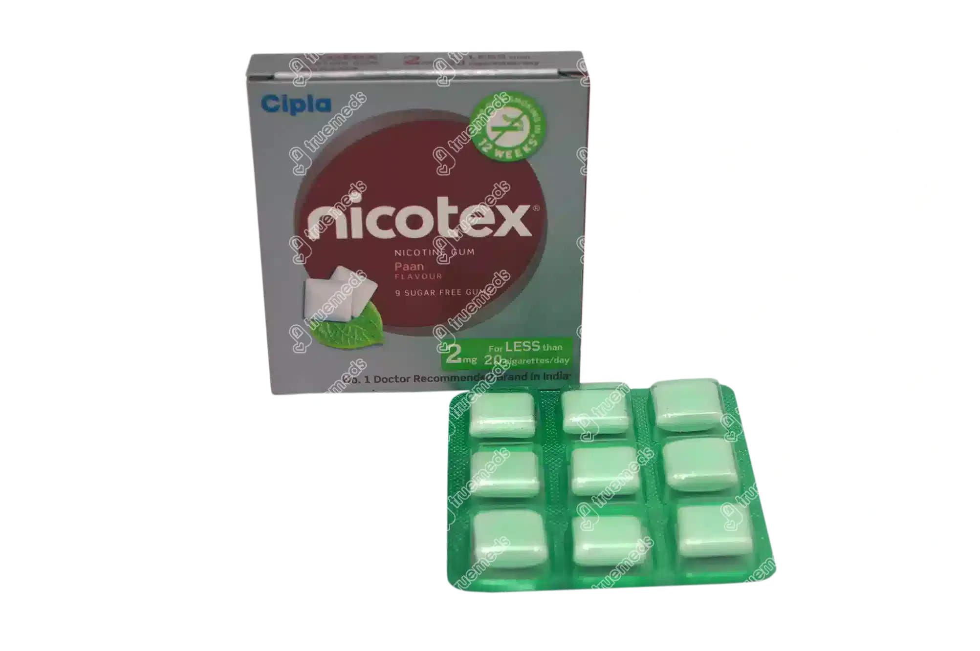 Nicotex 4 mg Tablet Paan Flavour