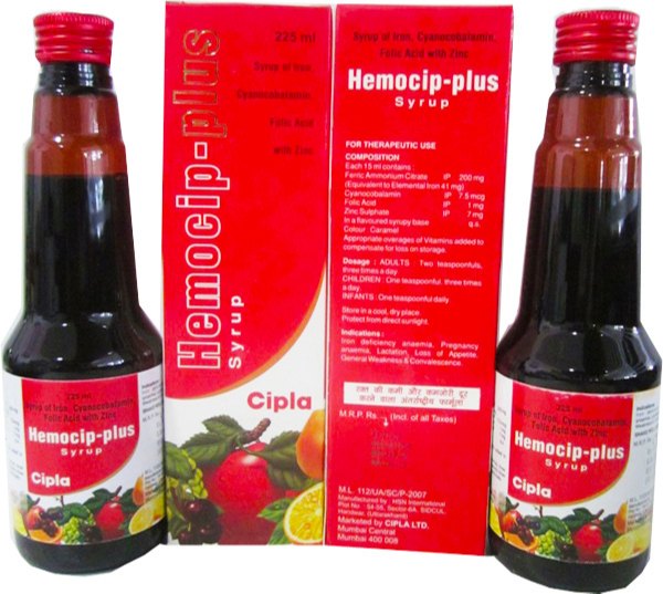 Hemocip Plus Syrup 200ml