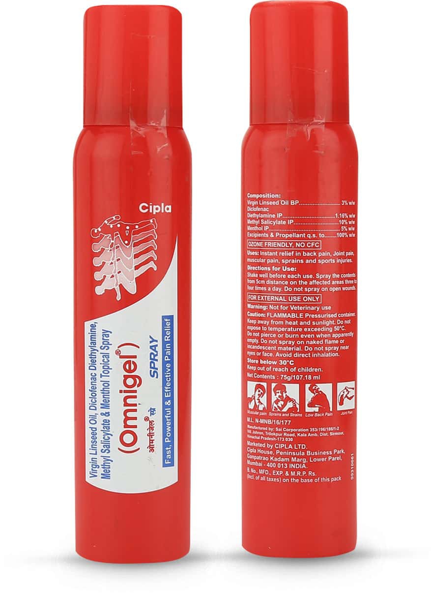 OMNIGEL SPRAY 100GM
