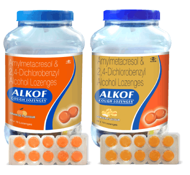ALKOF COUGH LOZENGES ORANGE