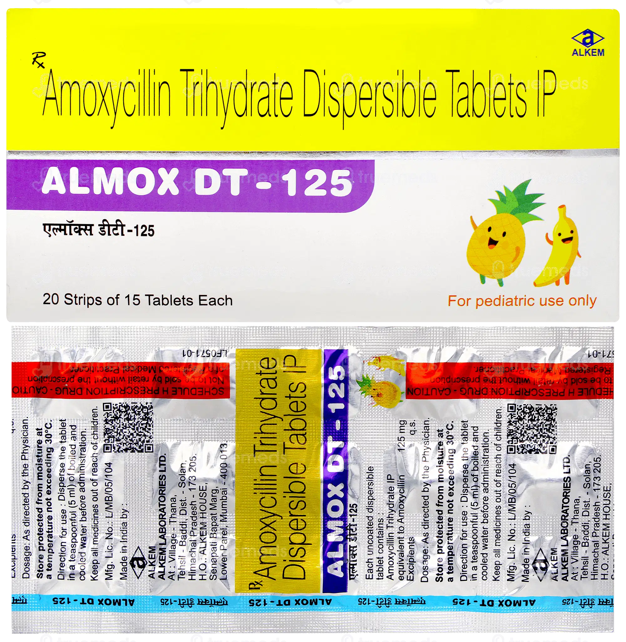 ALMOX-125 DT TABLET