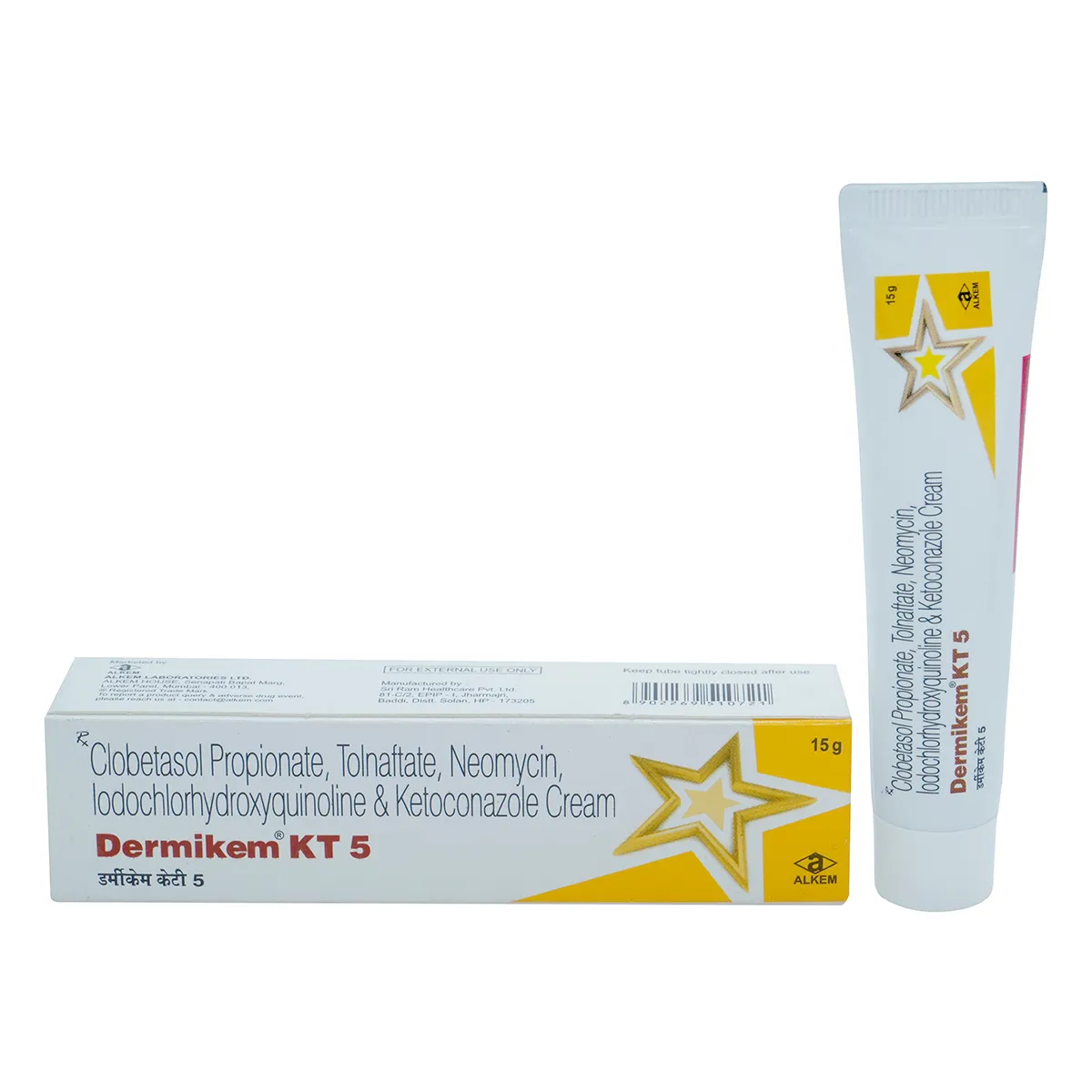 DERMIKEM KT 5 CREAM 15GM